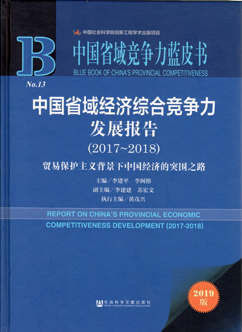 操我的骚B中国省域经济综合竞争力发展报告（2017-2018）